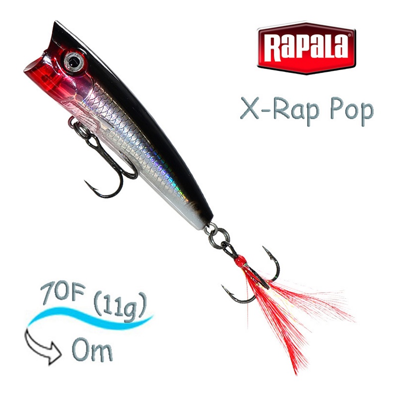 Воблер Rapala XRP07 S X-Rap Pop