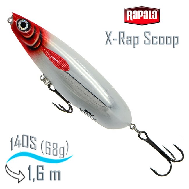 Воблер Rapala XRSCP14 RER X-Rap Scoop