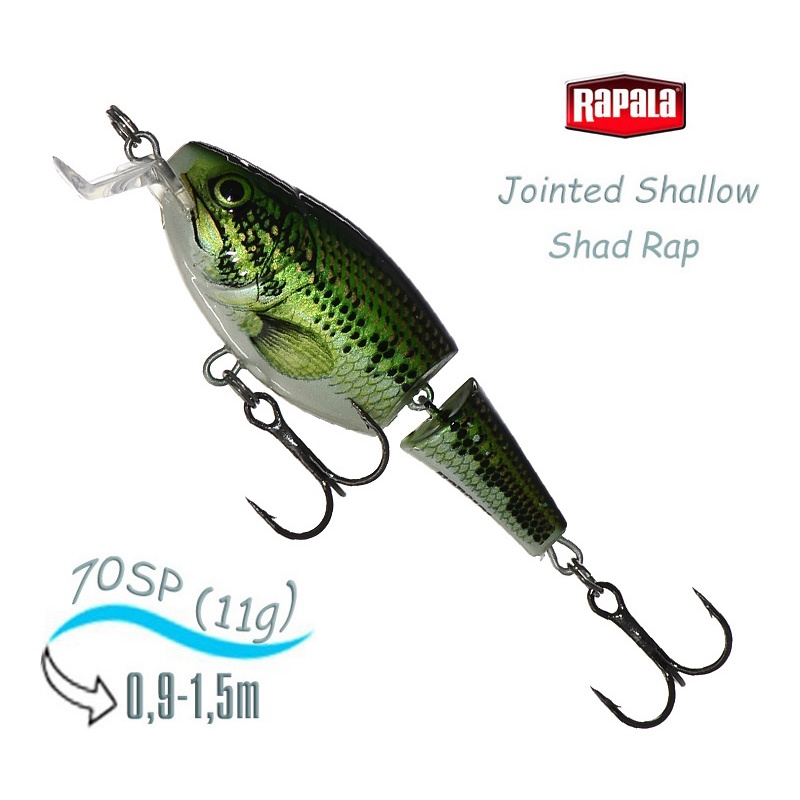 JSSR07 BB Jointed Shallow Shad Rap