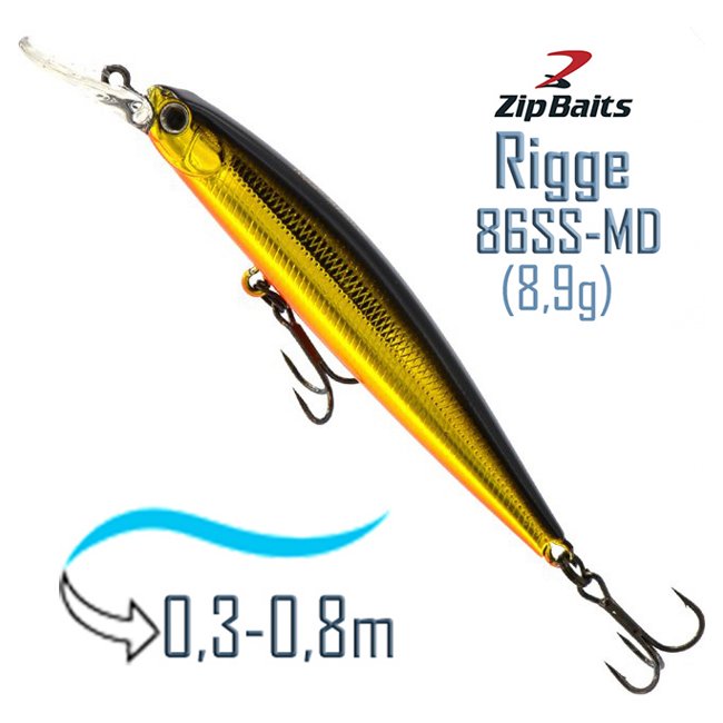 Воблер Zip baits Rigge 86 SS-MD-050R