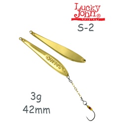 LJ 82751-G Зимняя блесна G-2-Gold - фото