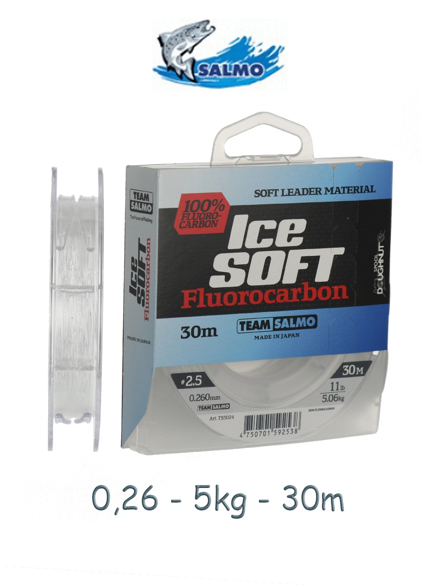 Salmo TS5024-026 Ice Soft Fluorocarbon 30m 0,26