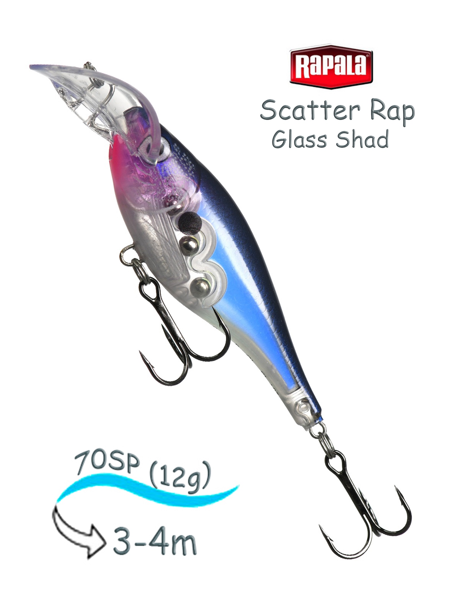 SCRGS07 GPS Scatter Rap Glass Shad