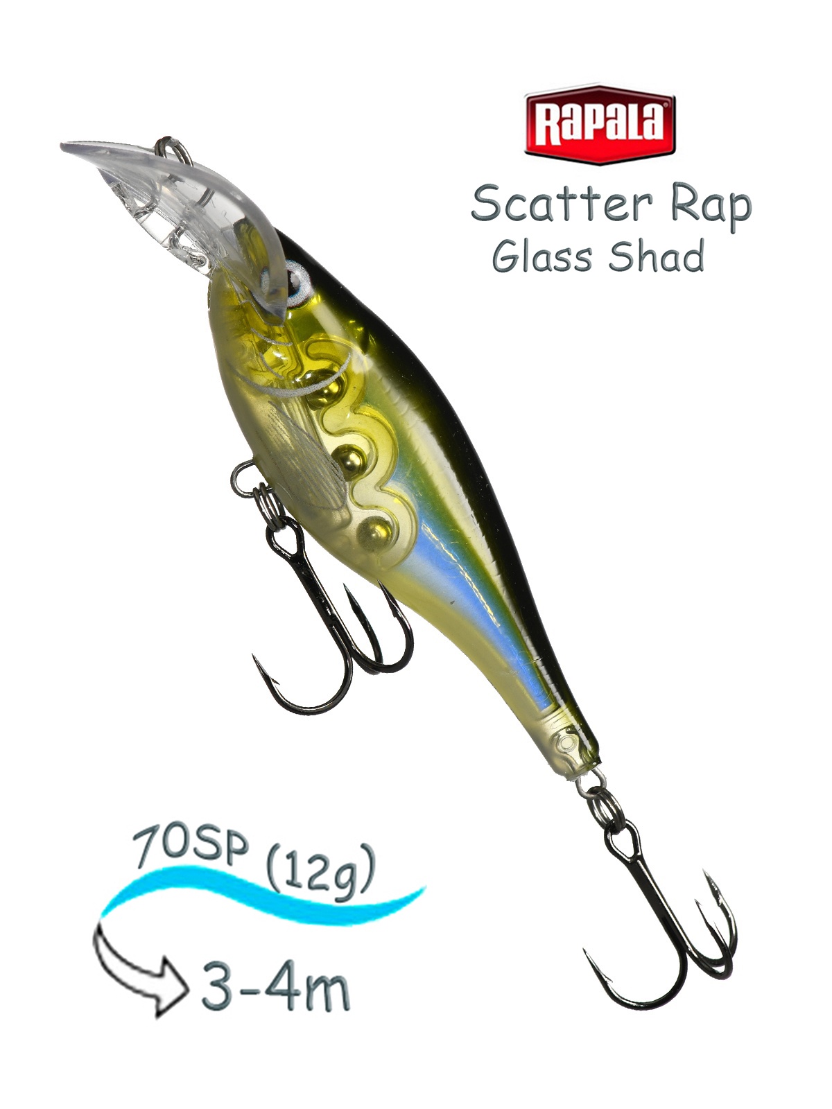 SCRGS07 OGH Scatter Rap Glass Shad