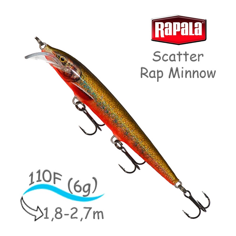 SCRM11 CHL Scatter Rap Minnow - фото
