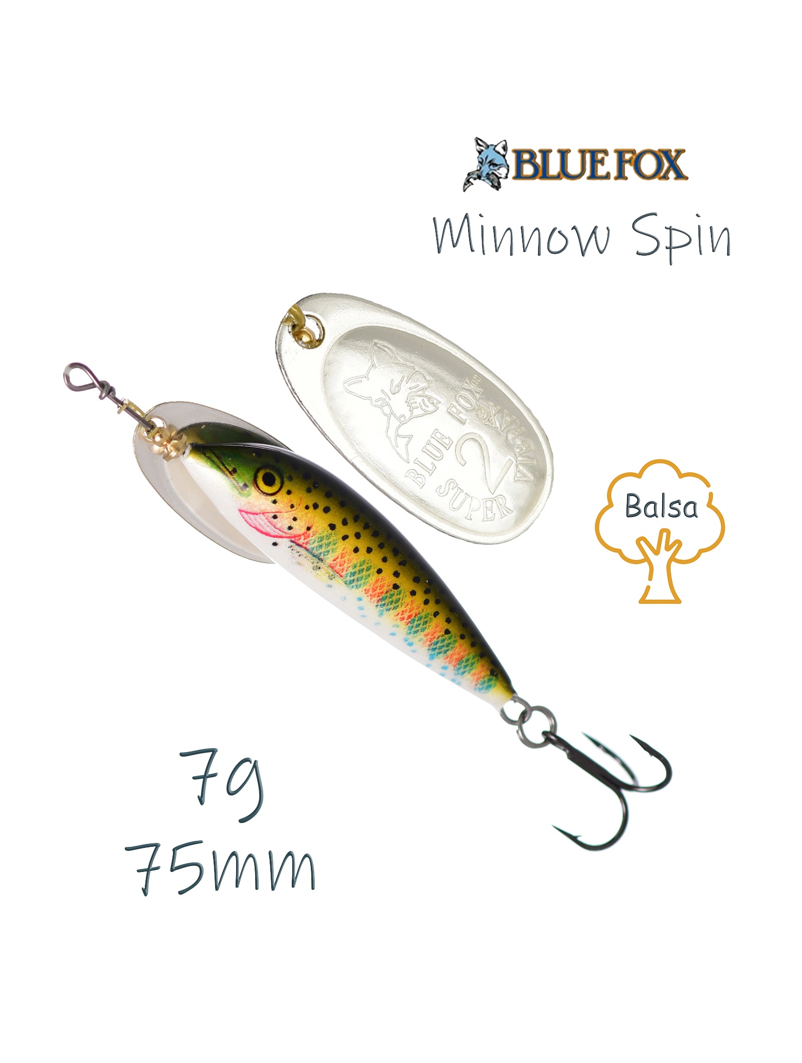 VMS5-RT Vibrax Minnow Spin - фото