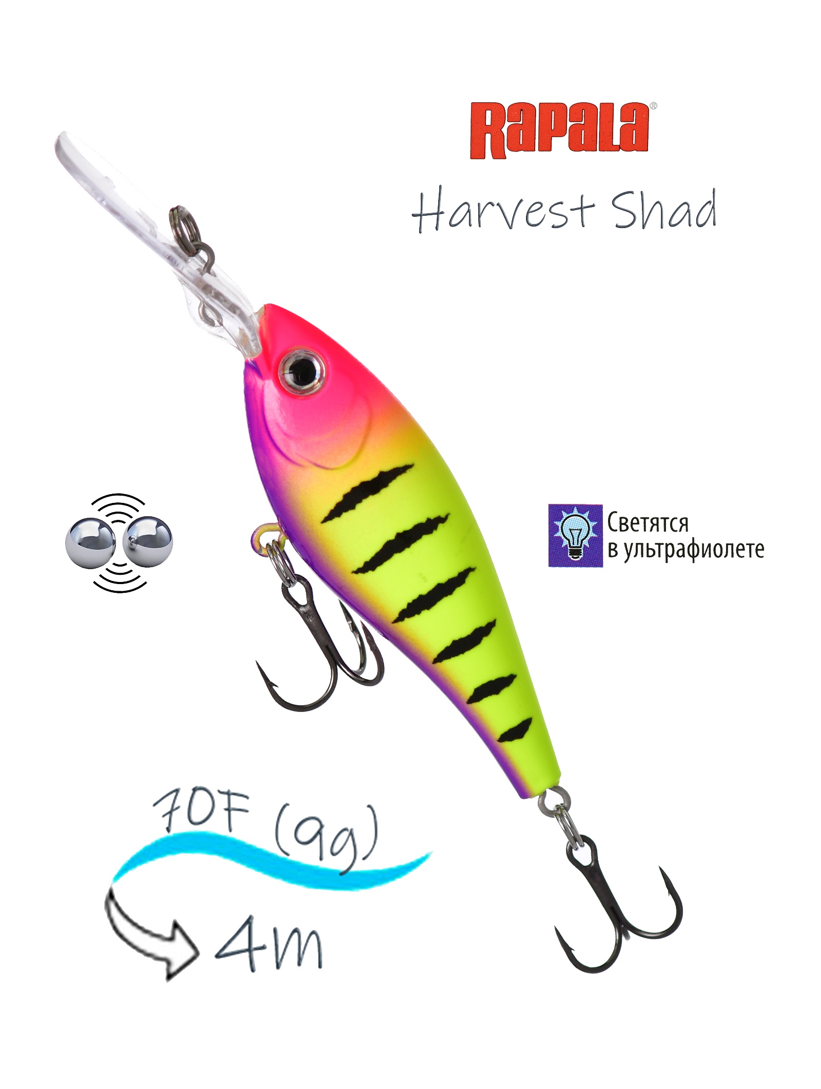 HVSD07-HSP Harvest Shad - фото