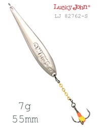 LJ 82762-S Зимняя блесна S-3 Silver - фото