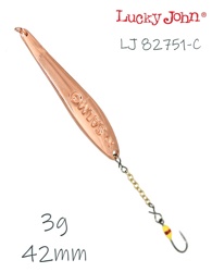 LJ 82751-C Зимняя блесна G-2 Copper - фото