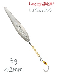 LJ 82751-S Зимняя блесна G-2 Silver - фото