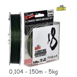 Sufix X8 0,104-150 Green - фото