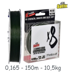 Sufix X8 0,165-150 Green - фото