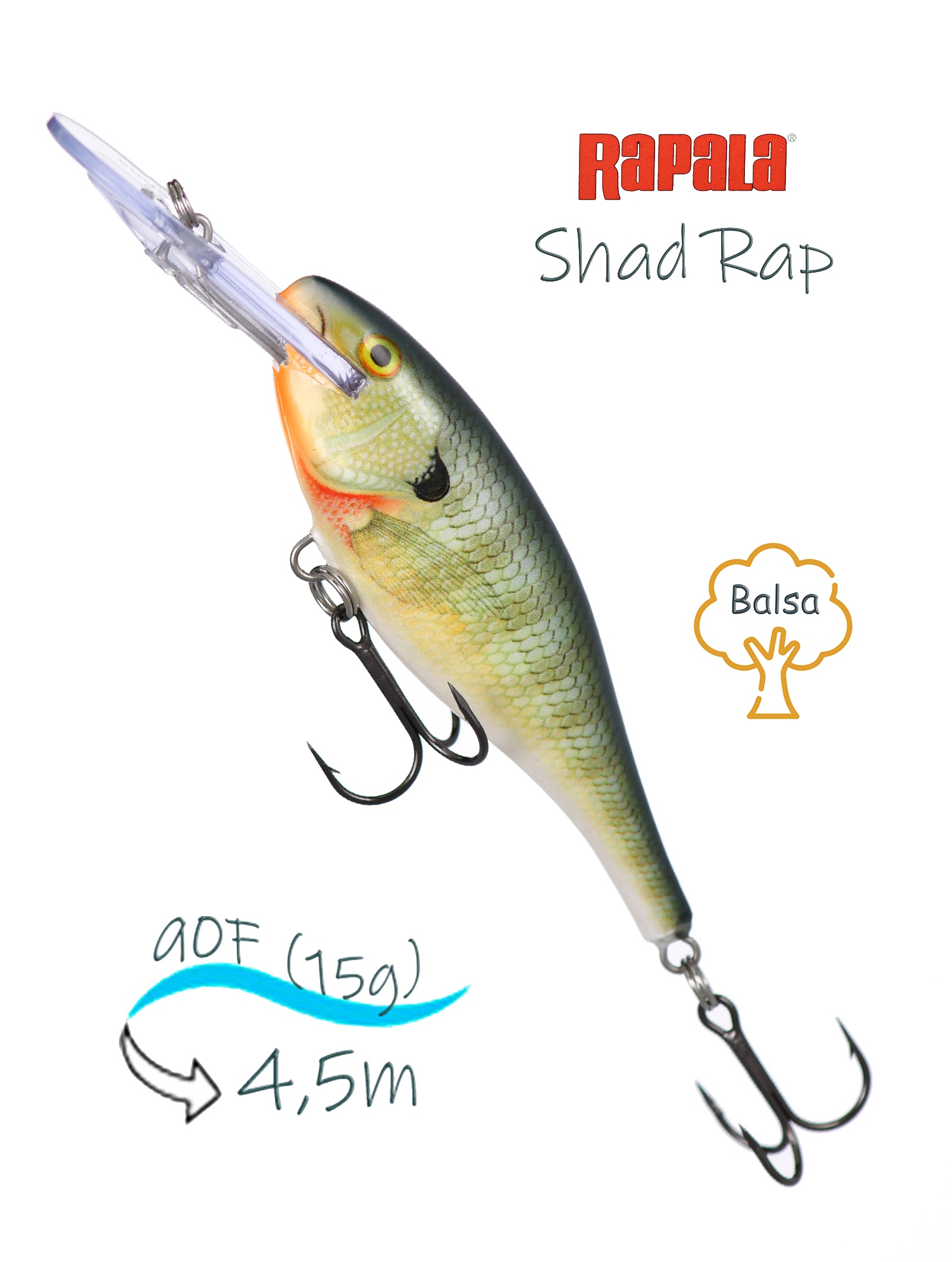 SR09 BG Shad Rap - фото
