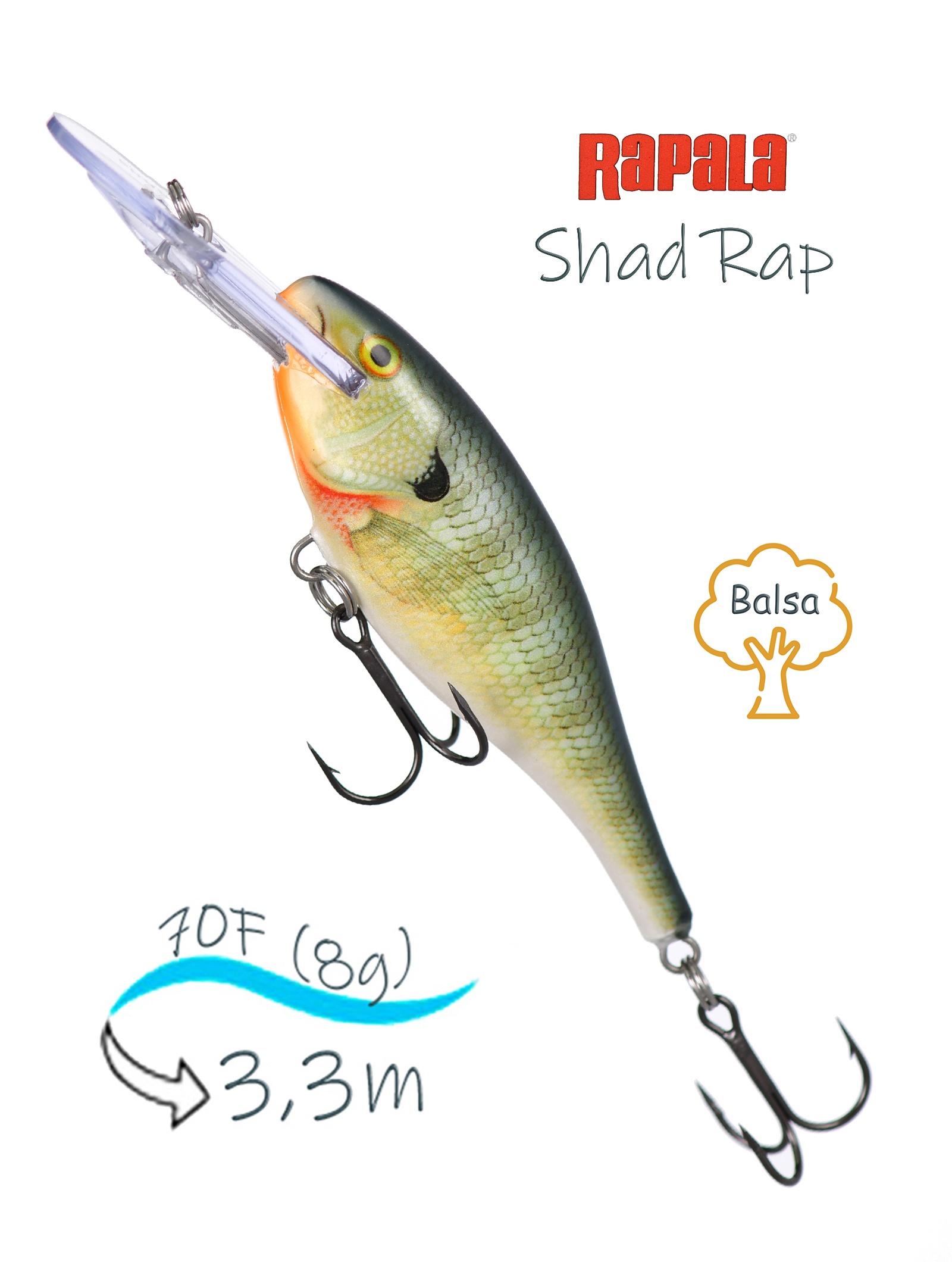 SR07 BG Shad Rap - фото