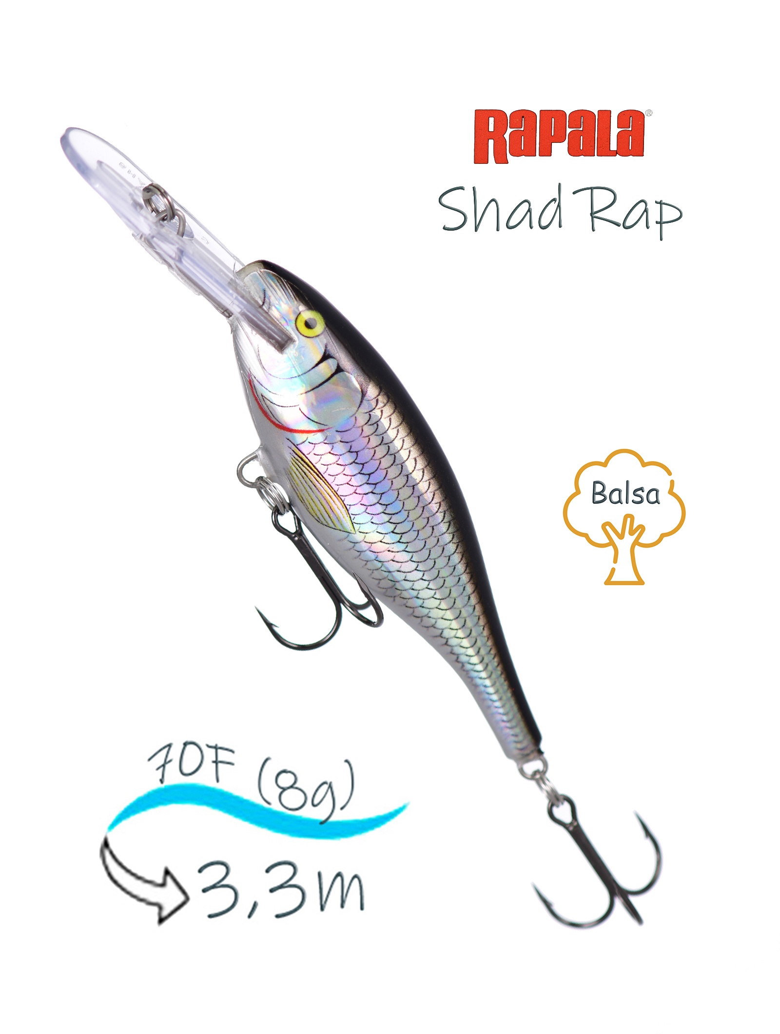 SR07 HSH Shad Rap - фото