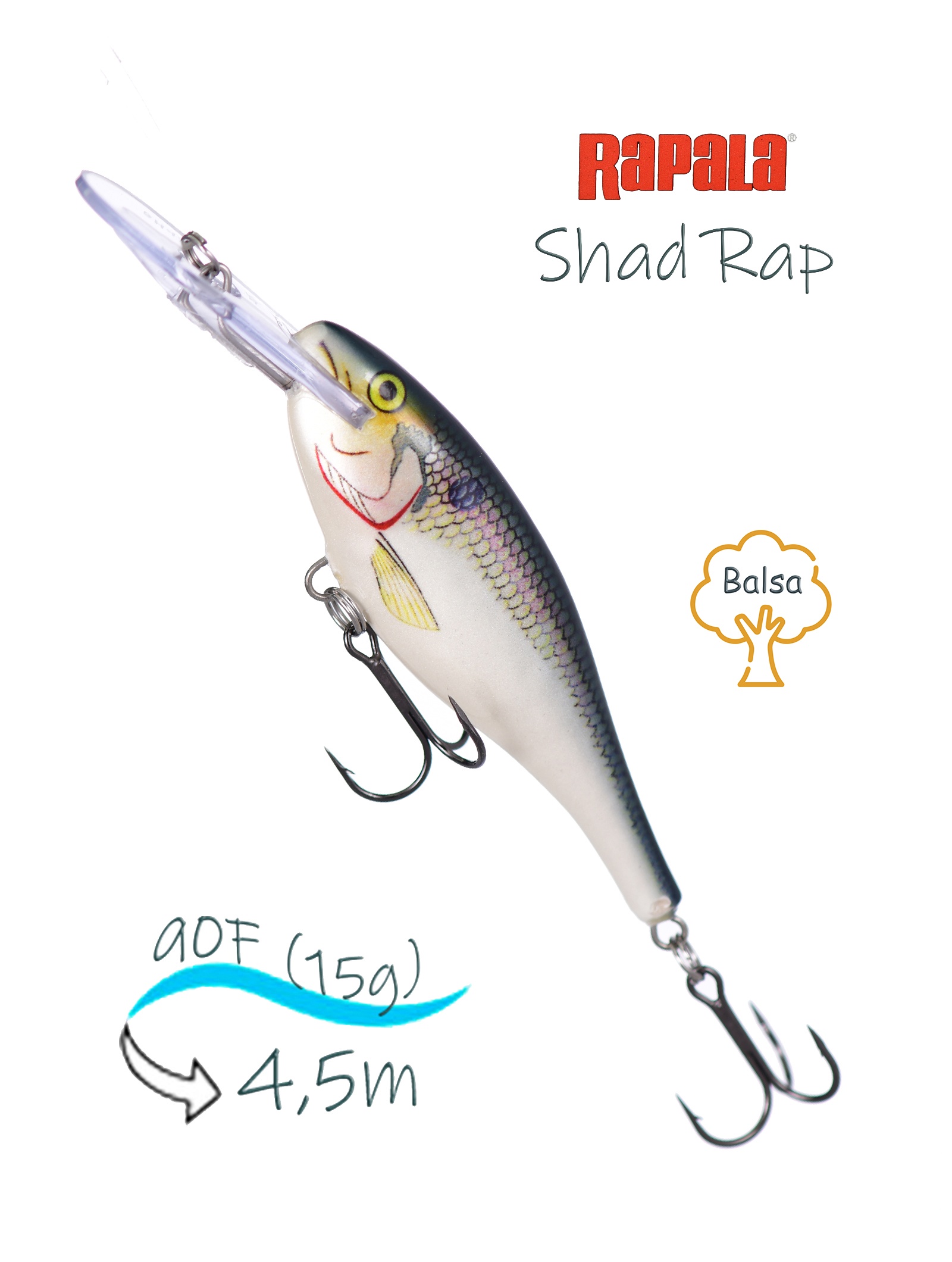 SR09 SD Shad Rap - фото