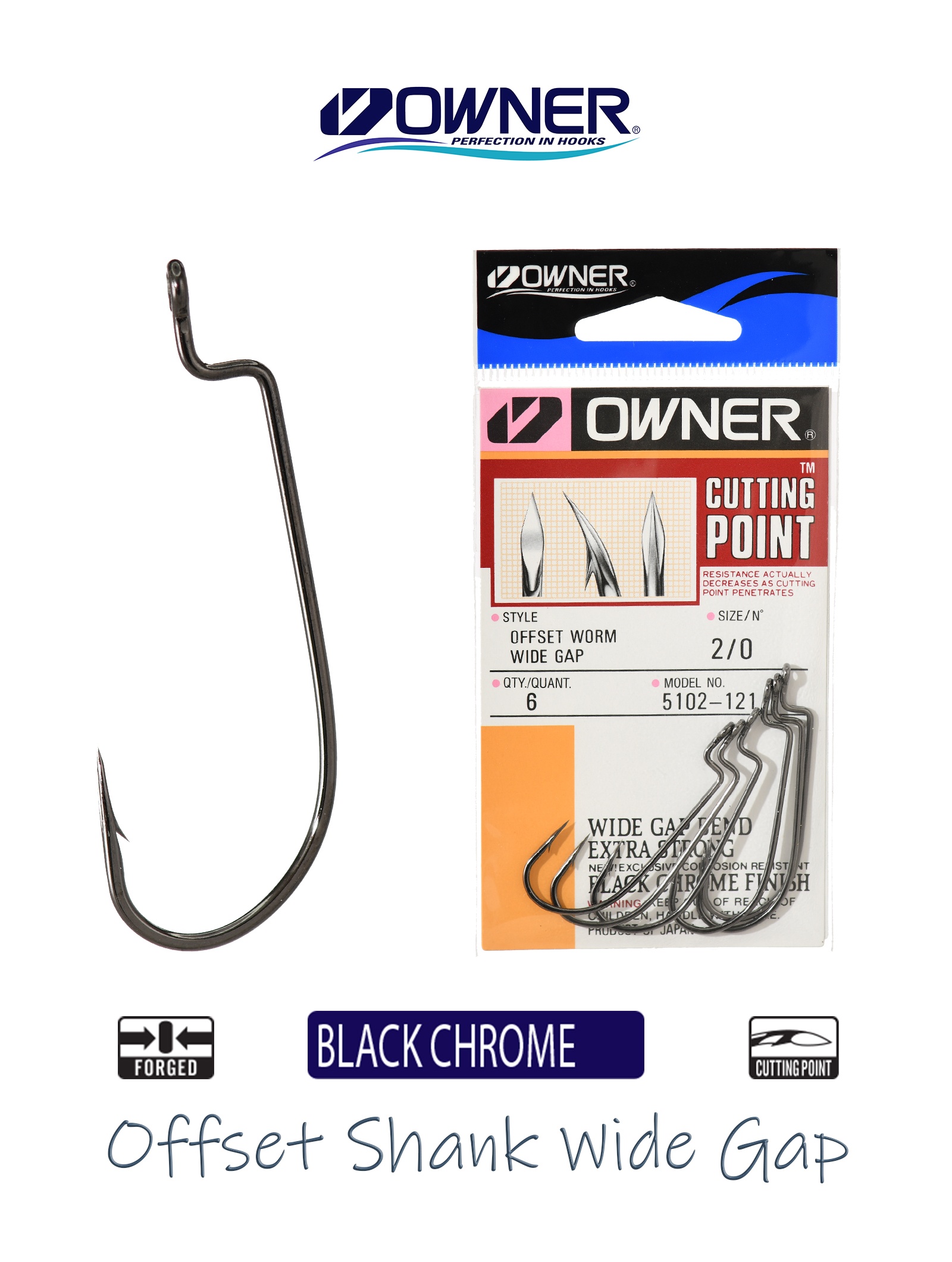 5102-2-0 Offset Shank Wide Gap