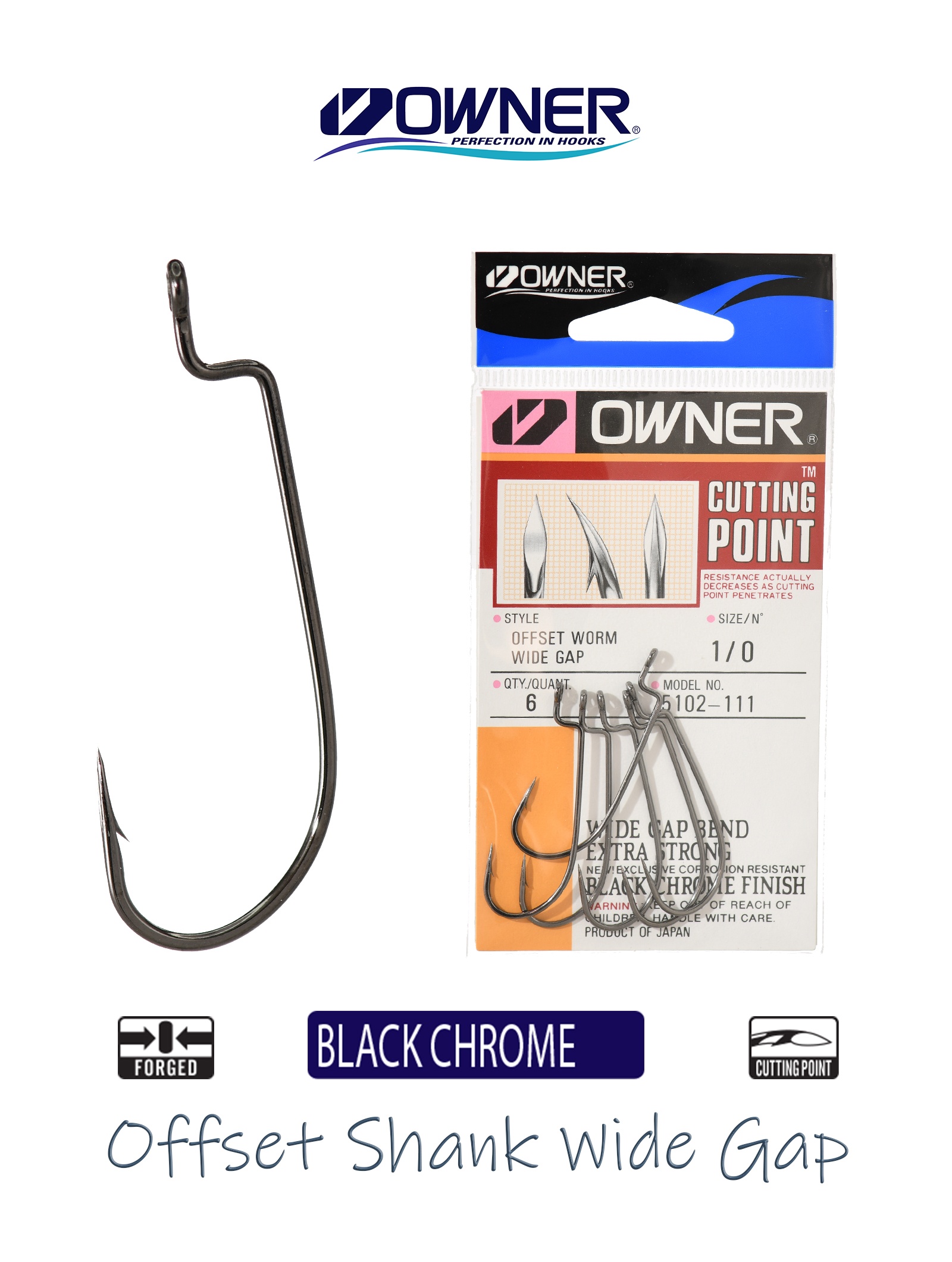 5102-1-0 Offset Shank Wide Gap