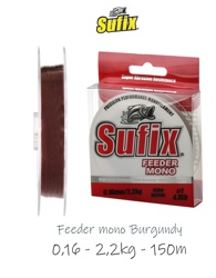 Sufix 0,16*150m Feeder mono Burgundy - фото