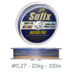 Sufix Matrix Pro Multi Color 0,27*100 - фото