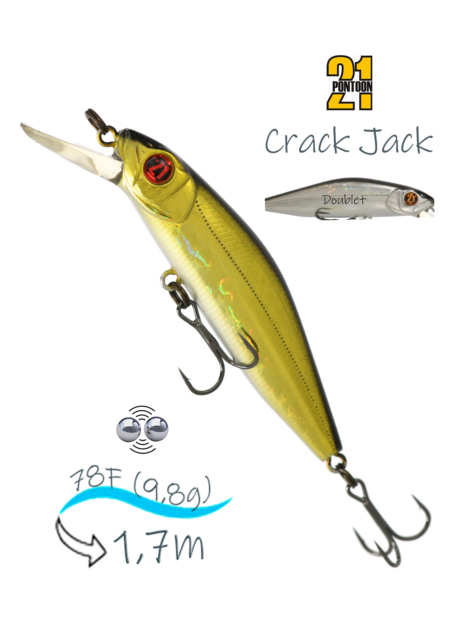 Crack Jack 78F-MR-222 Doublet