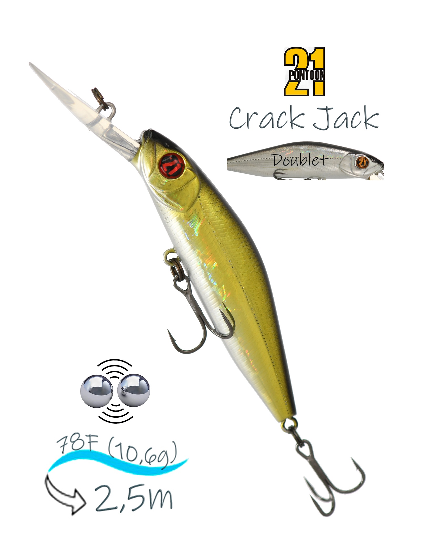 Crack Jack 78 F-DR-222 Doublet