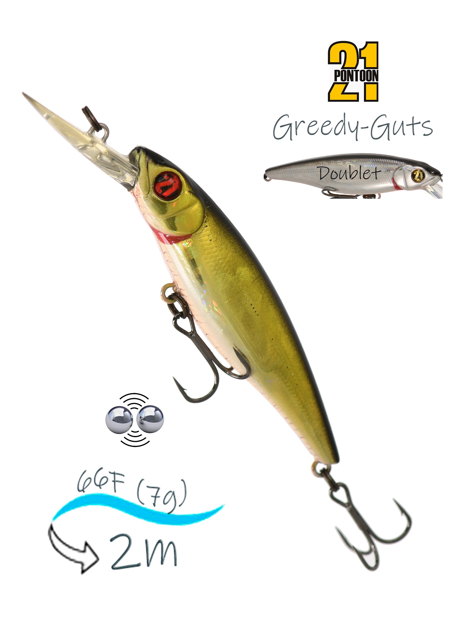 Greedy-Guts 66F-MDR-422 Doublet