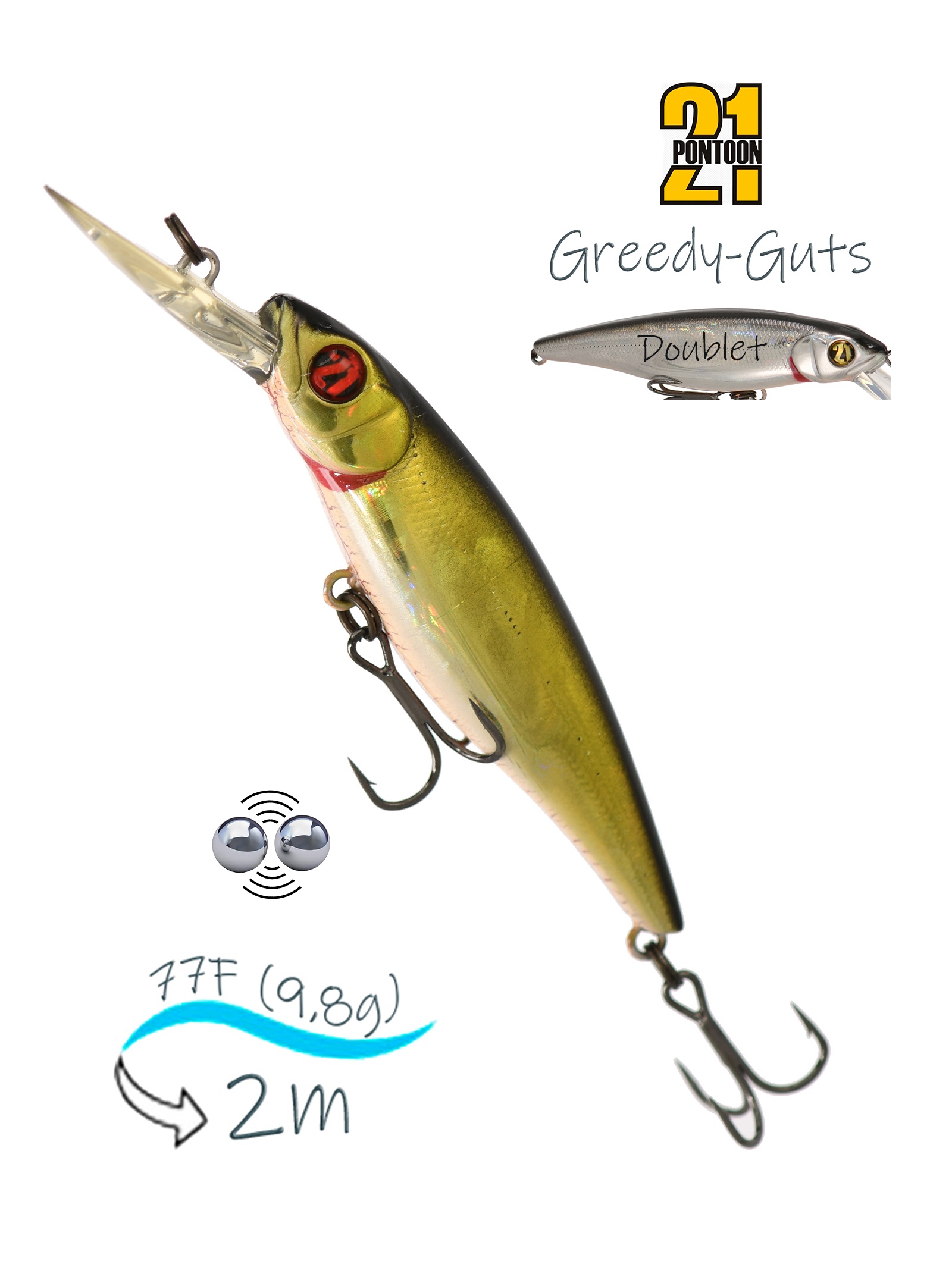 Greedy-Guts 77 F-MDR-422 Doublet