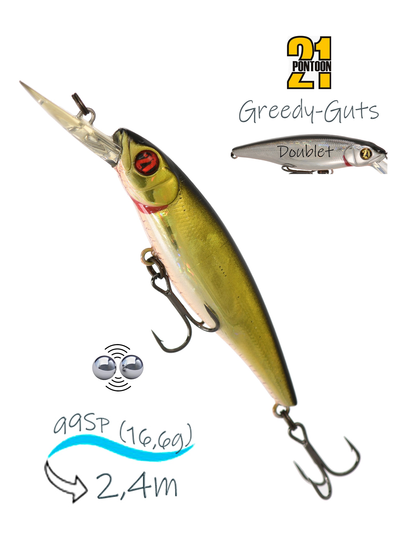 Greedy-Guts 99 SP-MDR-422 Doublet