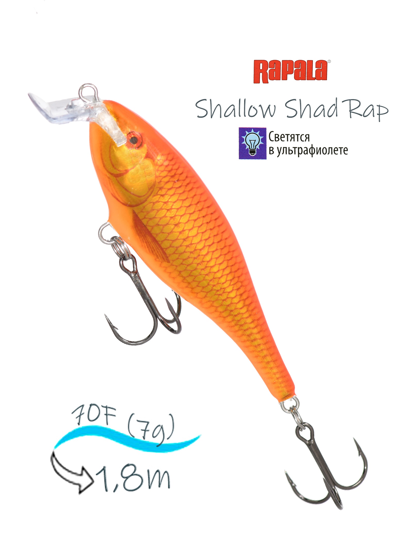 SSR07 GF Shallow Shad Rap