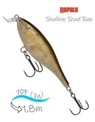 SSR07 W Shallow Shad Rap - фото