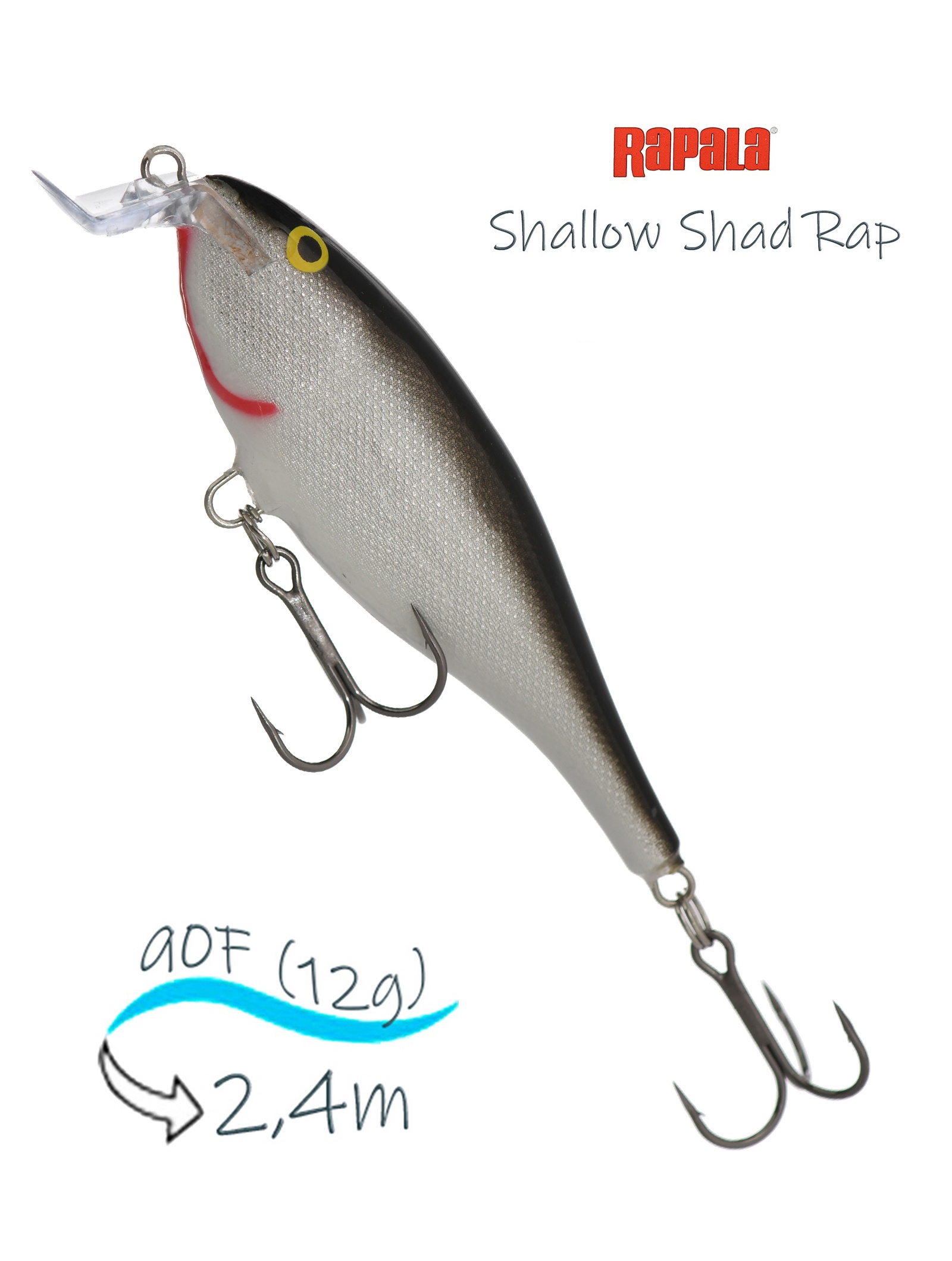 SSR09 S Shallow Shad Rap - фото