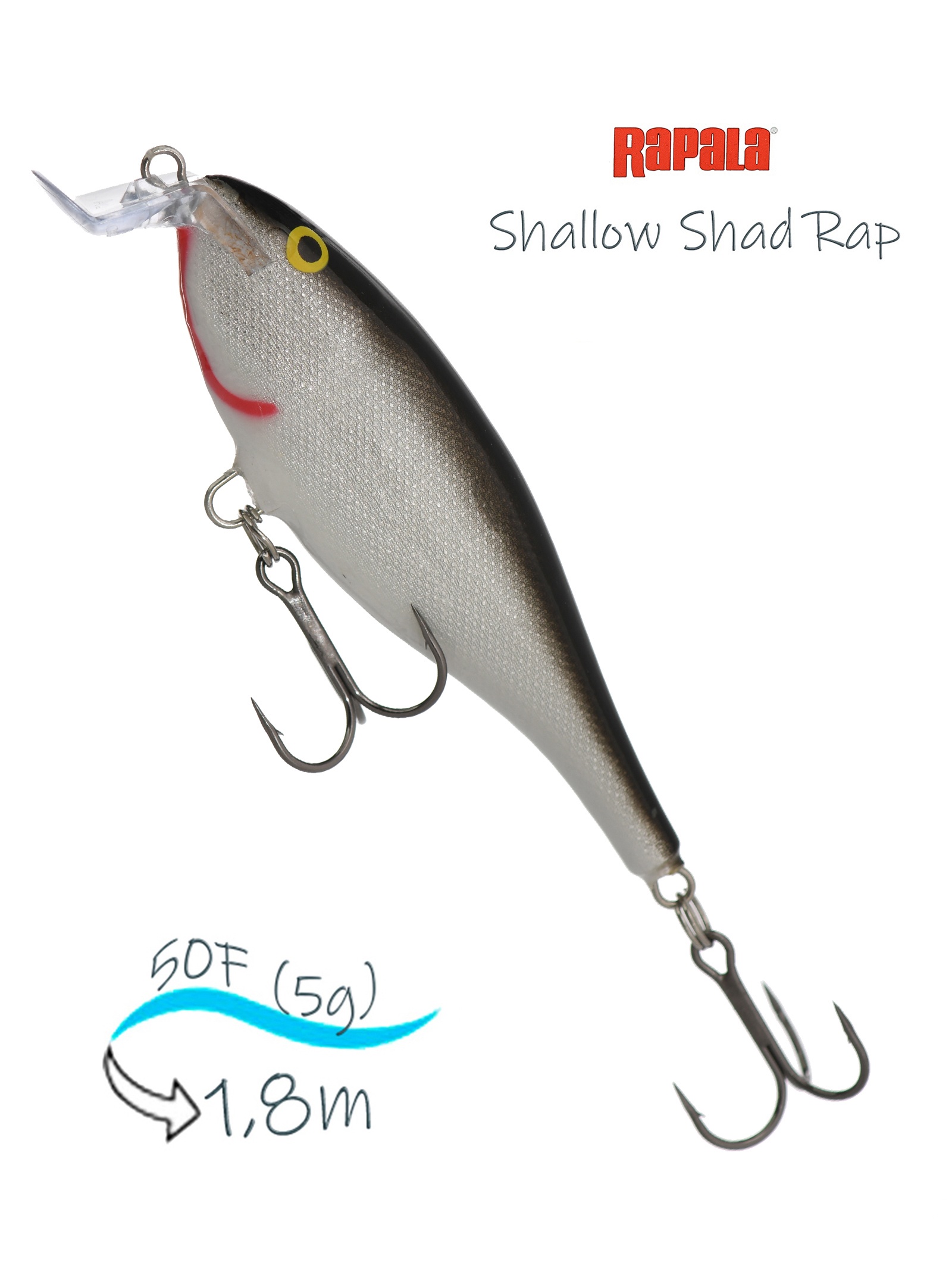 SSR05 S Shallow Shad Rap