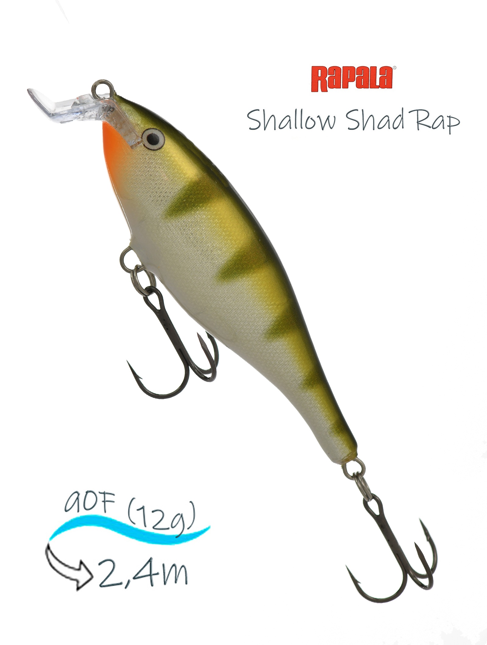 SSR09 YP Shallow Shad Rap - фото