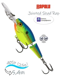 JSR09 PRT Jointed Shad Rap - фото