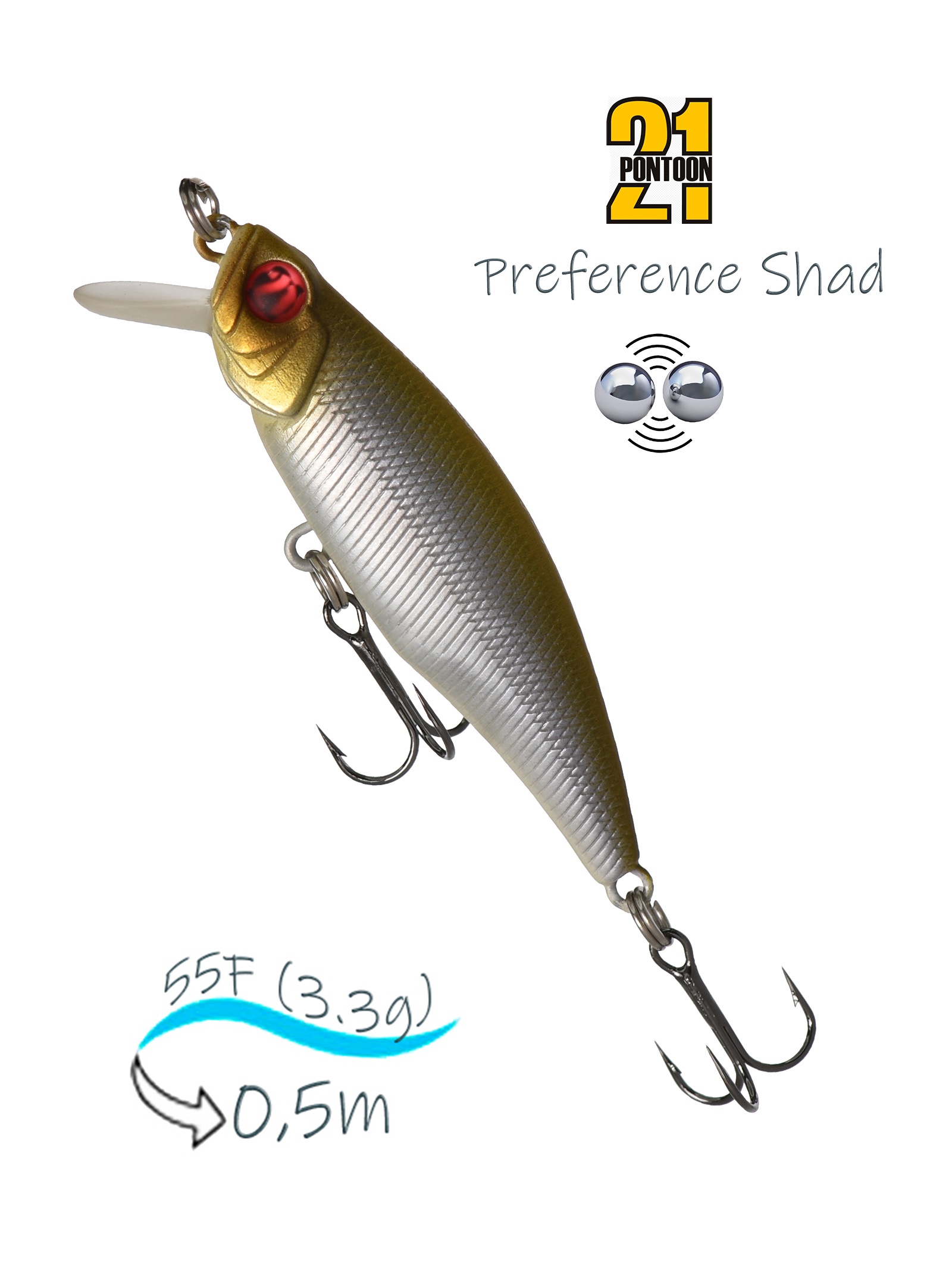 Preference Shad 55F-SR A30