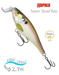 SSR14 RSL Super Shad Rap - фото