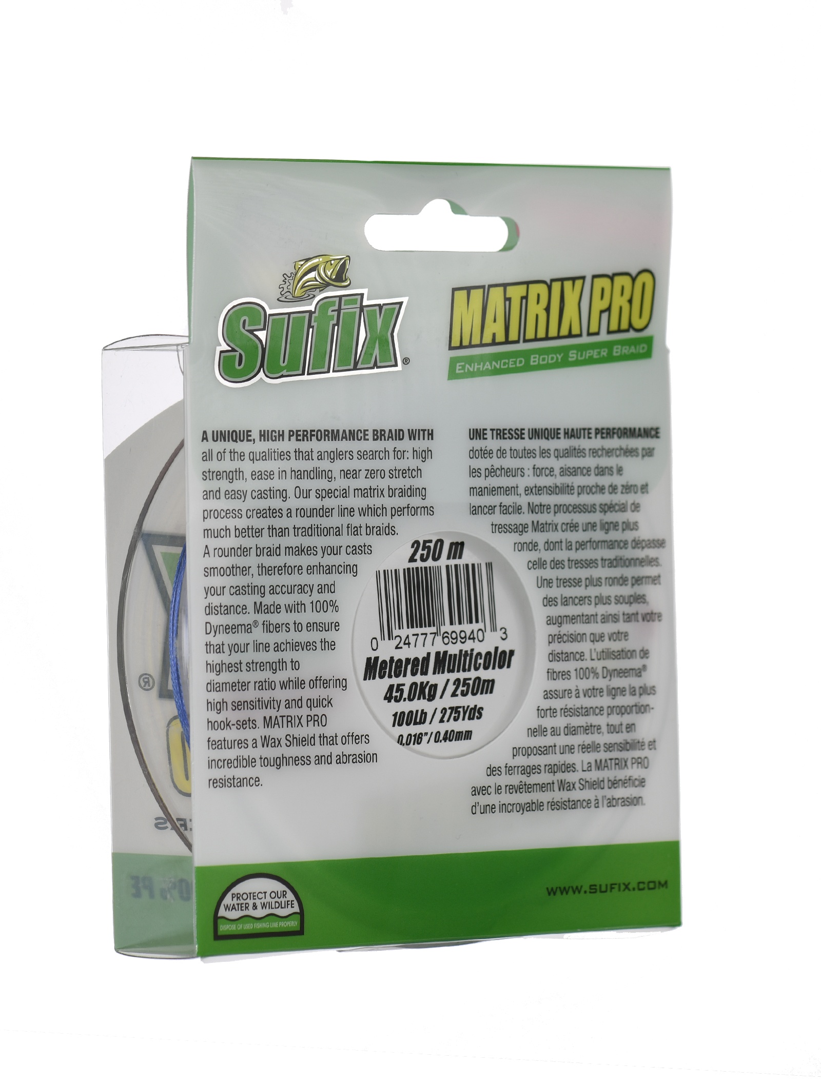 Sufix Matrix Pro 250m*0,40 Multi Color *6