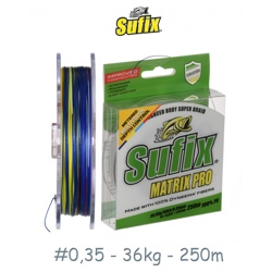 Sufix Matrix Pro Multi Color 250m*0,35 - фото