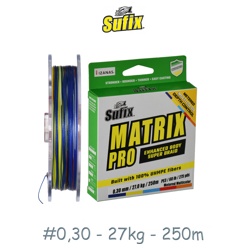 Sufix Matrix Pro Multi Color 250m*0,30 - фото