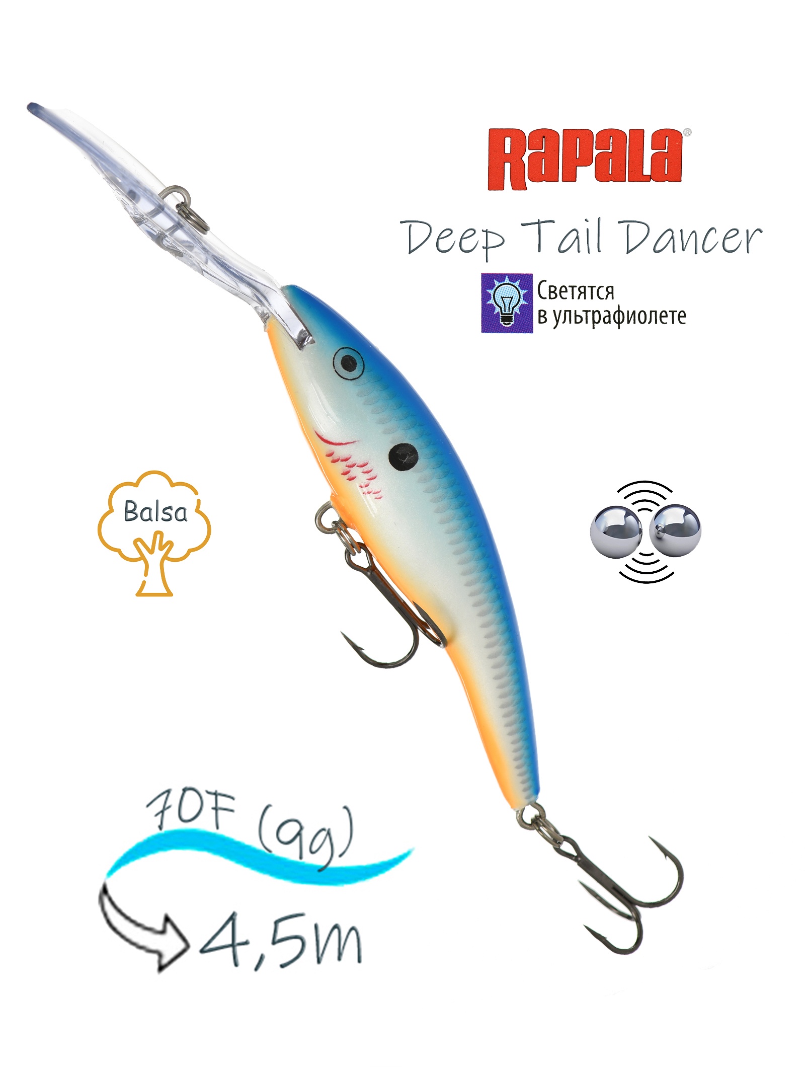 TDD07 OBFL Tail Dancer Deep - фото