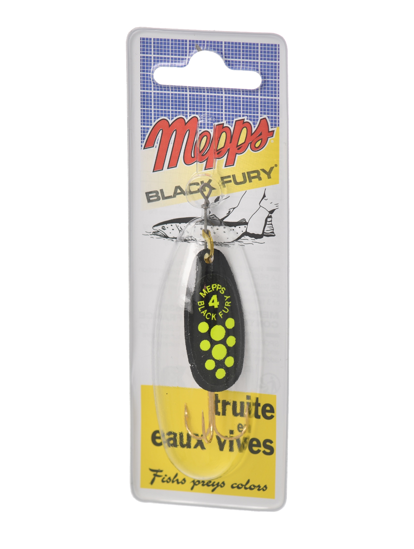 Blister Black Fury 4 Black-Chartreuse