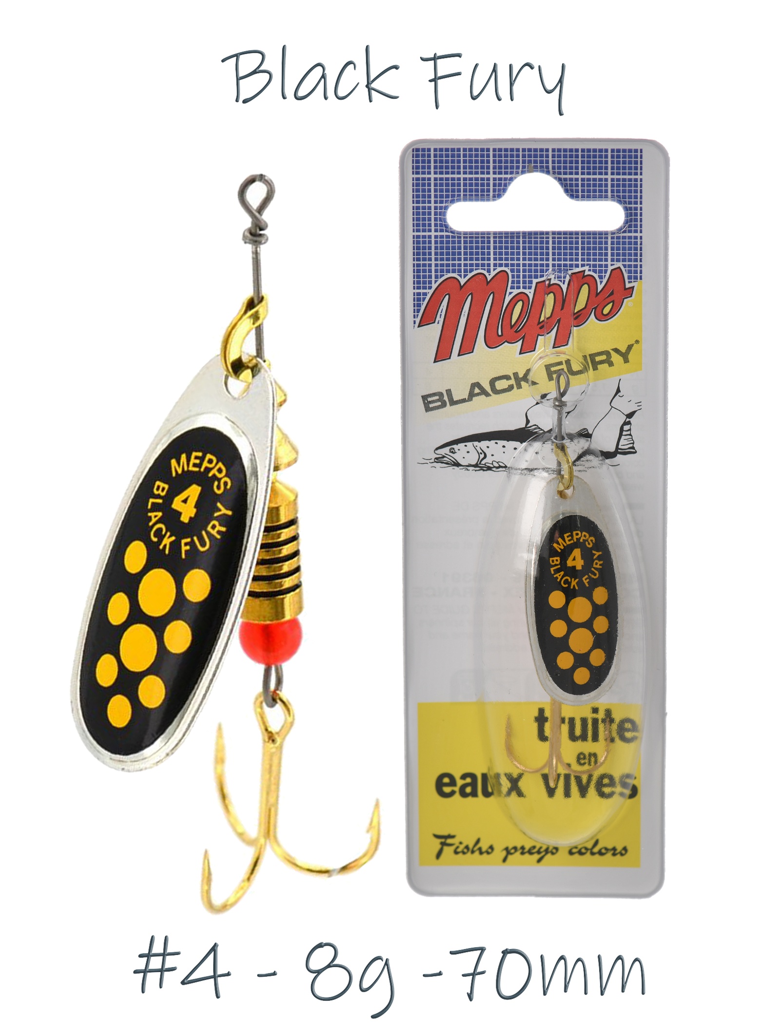 Blister Black Fury 4 Silver-Yellow