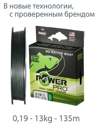Power Pro Green 0,19-135m - фото