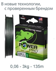 Power Pro Green 0,06-135m - фото