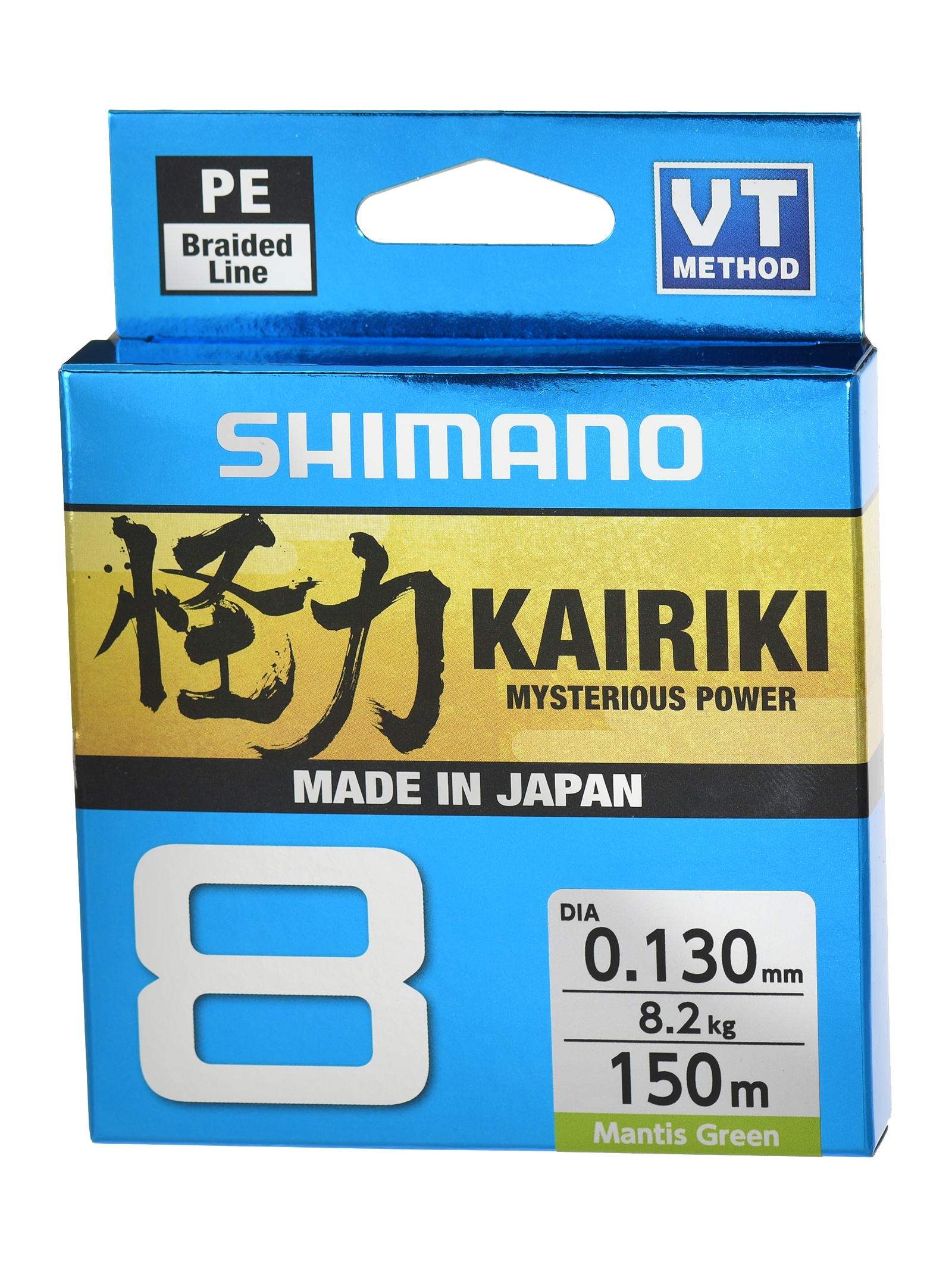 Shimano Kairiki 8 Green 0,130-150m