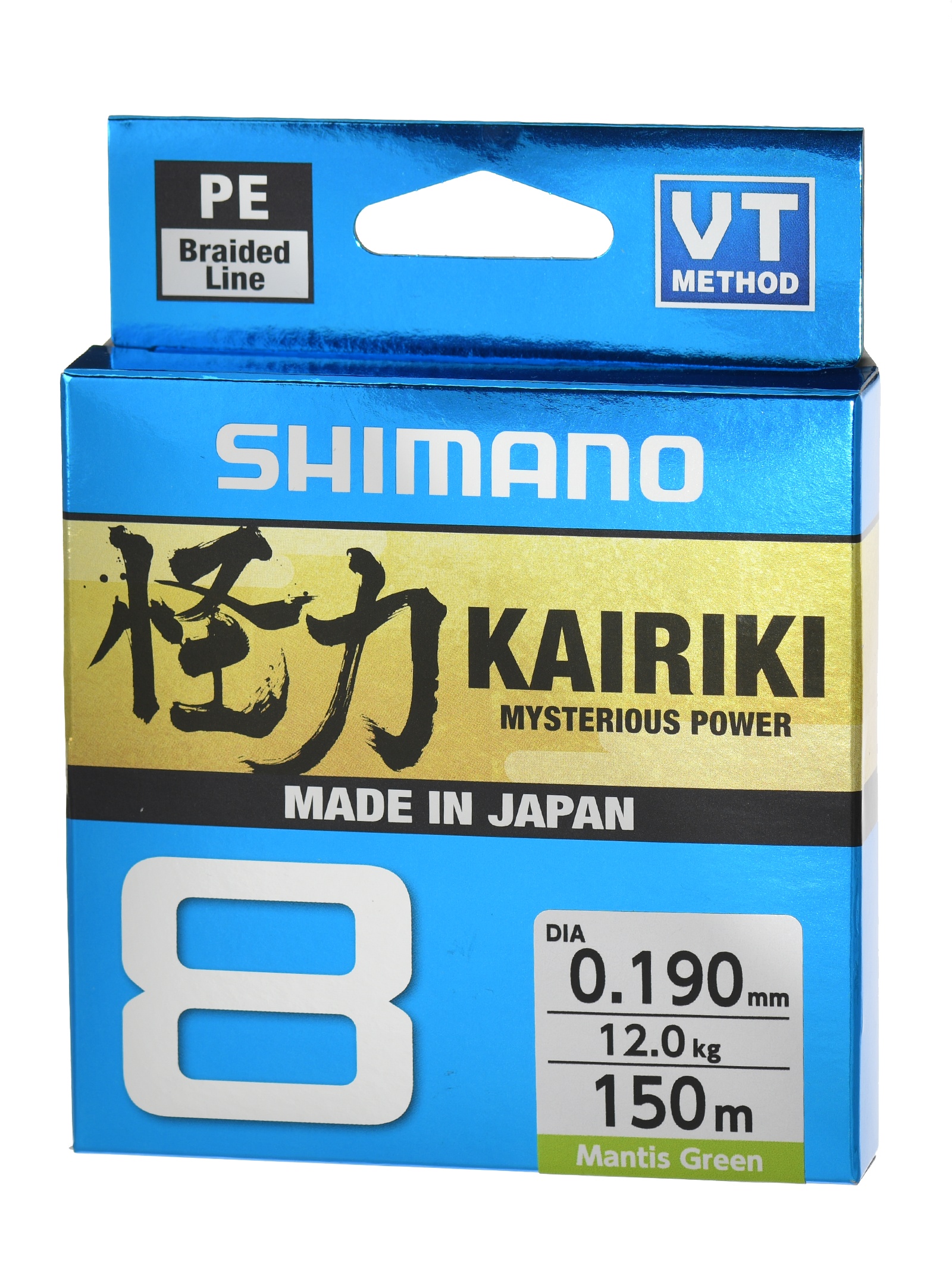 Shimano Kairiki 8 Green 0,190-150m