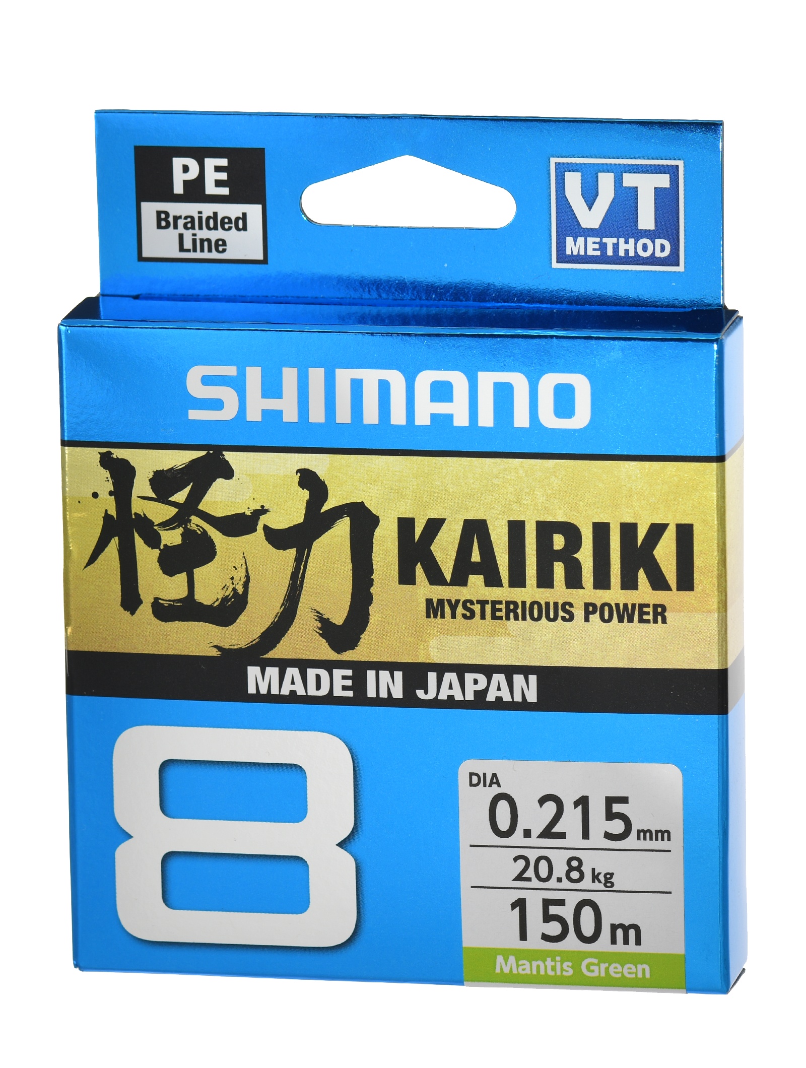 Shimano Kairiki 8 Green 0,215-150m