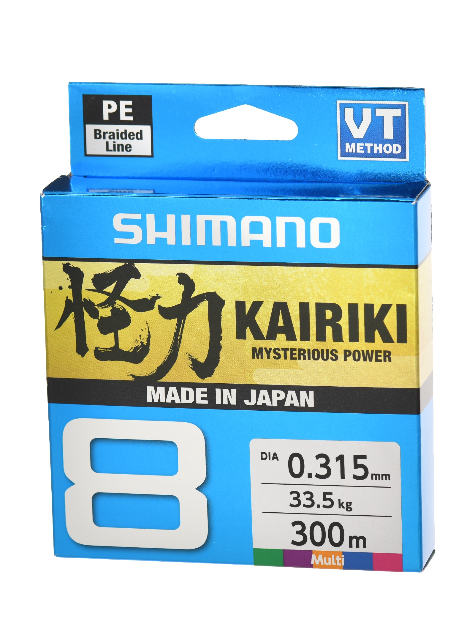 Shimano Kairiki 8 Multi 0,315-300m