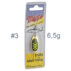 Blister Black Fury 3 Gold-Chartreuse - фото